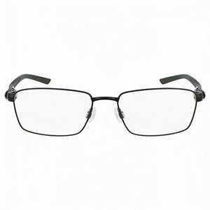 Nike 8140 Rectangle Eyeglasses Unisex — front view, Metal