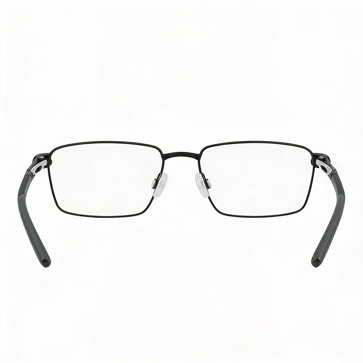 Nike 8140 Satin Black Anthracite Rectangle Eyeglasses Unisex, 58mm, Photo 4