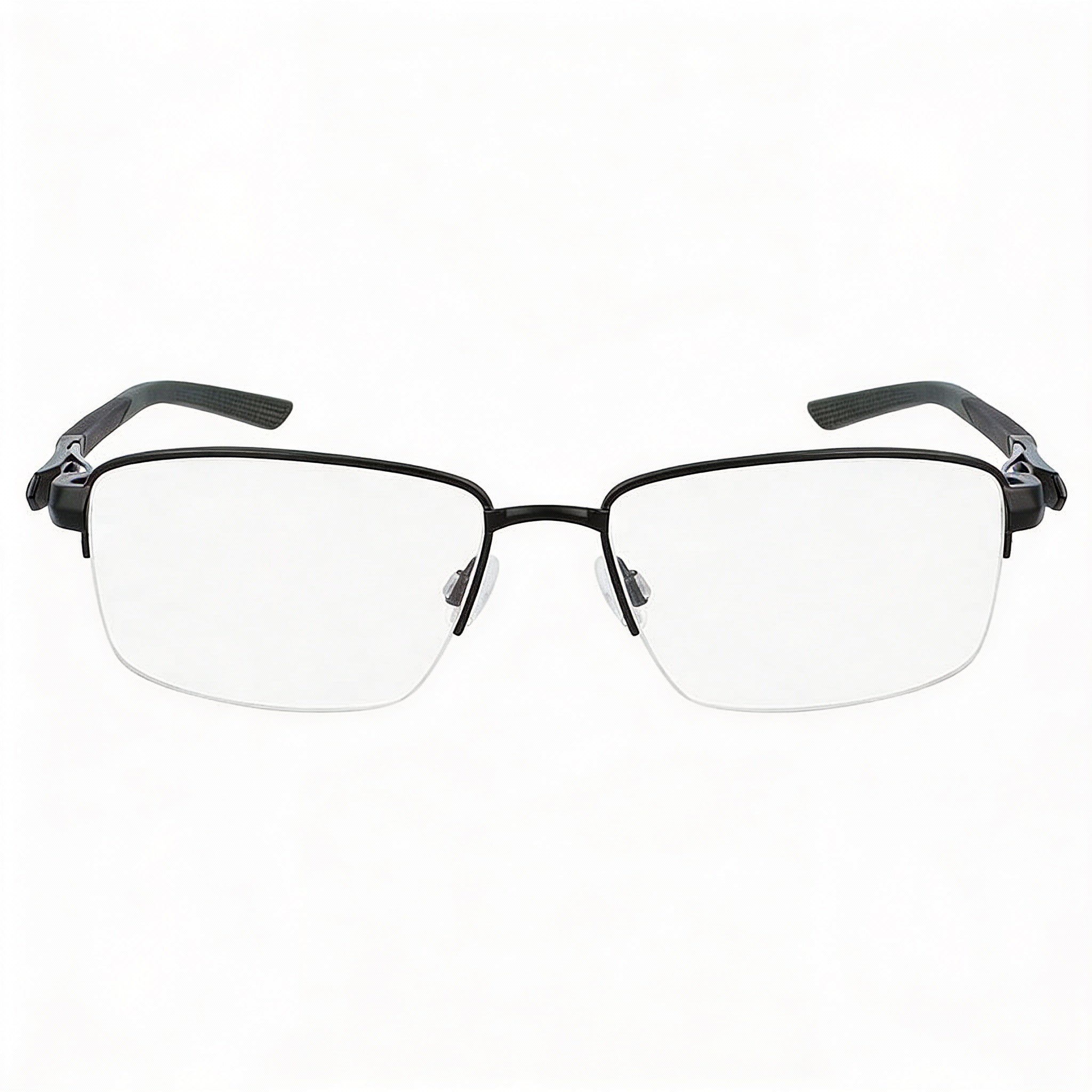 Nike 8141 Black Anthracite Rectangle Unisex Eyeglasses, Photo 2