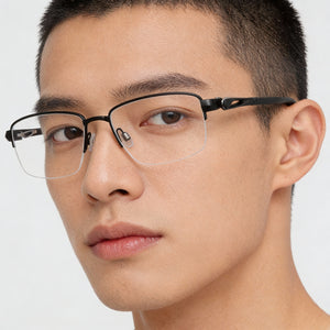 Nike 8141 Black Eyeglasses Unisex — lifestyle wear, office and reading