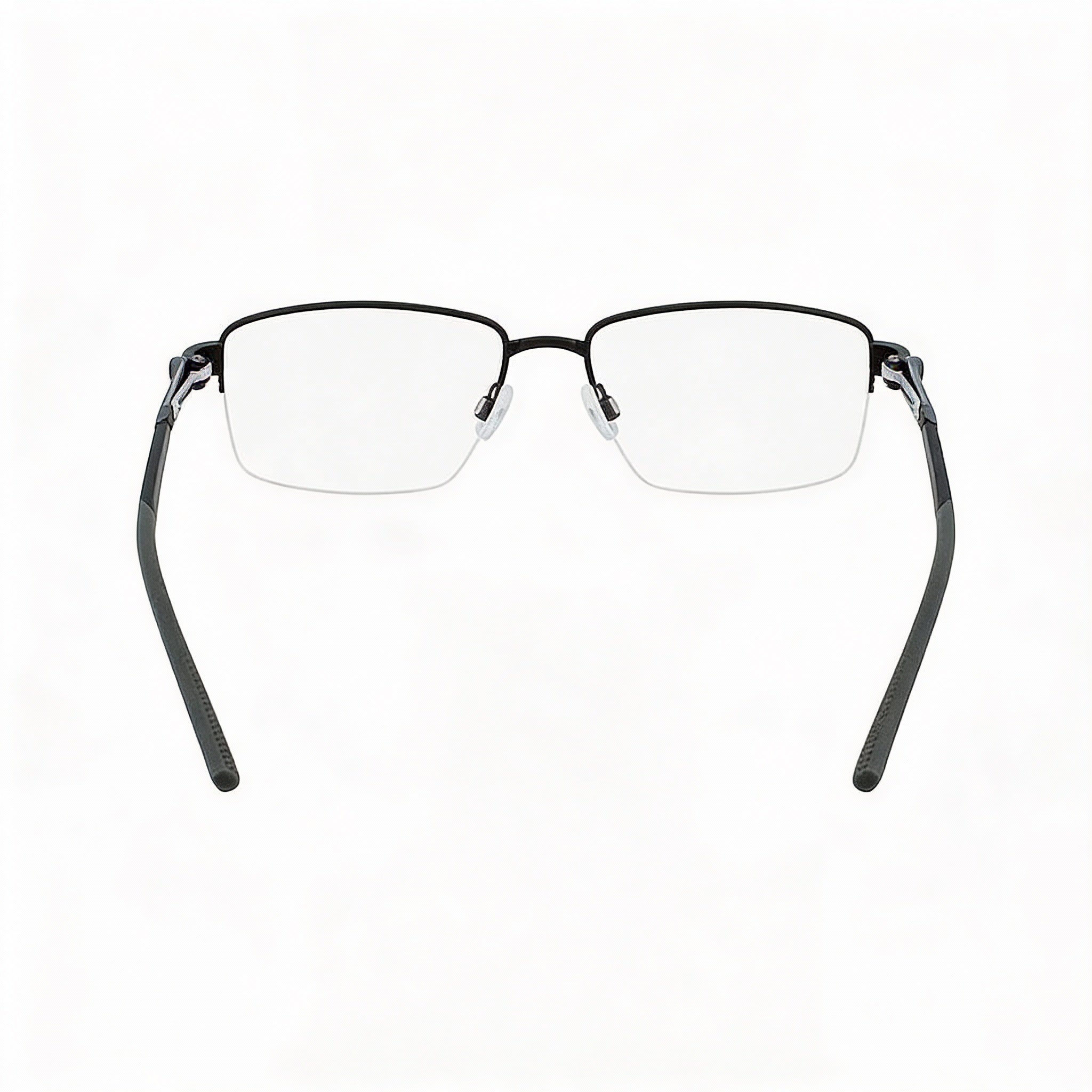 Nike 8141 Black Anthracite Rectangle Unisex Eyeglasses, Photo 3