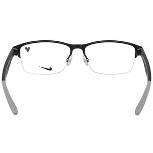 Nike 8153 Rectangle Eyeglasses Unisex — front view, Metal