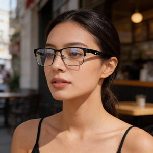 Nike 8154 Black Eyeglasses Women — lifestyle wear, office and reading