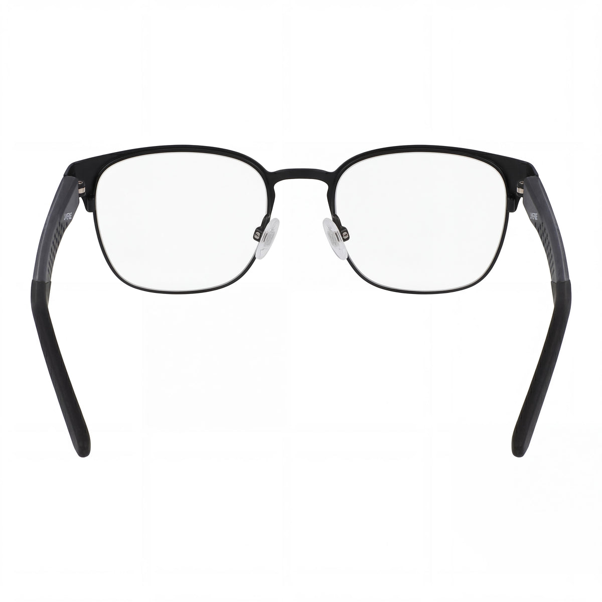 Nike 8156 Satin Black Rectangle Eyeglasses Unisex, Metal 52mm, Photo 3