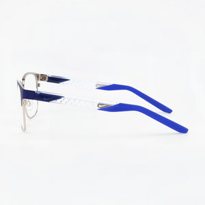 Nike 8156 Square Eyeglasses Unisex — front view, Acetate