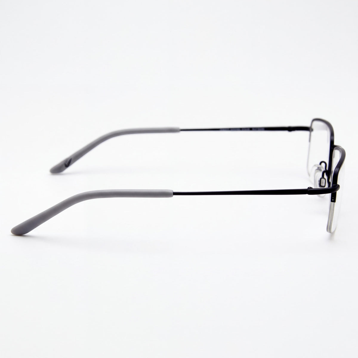 Nike 8182 Satin Navy Rectangle Eyeglasses Unisex, 55mm, Photo 2