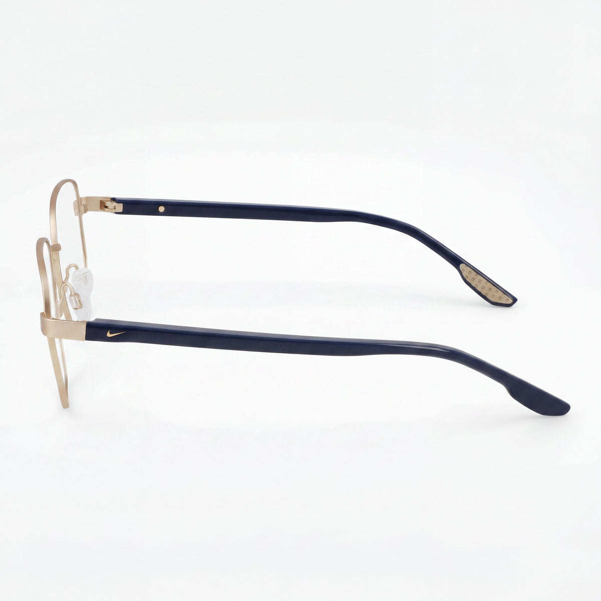 Gafas graduadas rectangulares Nike 8400 Satin Gold/Armory Navy, unisex, 51 mm, Photo 3
