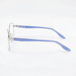 Nike 8401 Rectangle Eyeglasses for Women — front view, Metal