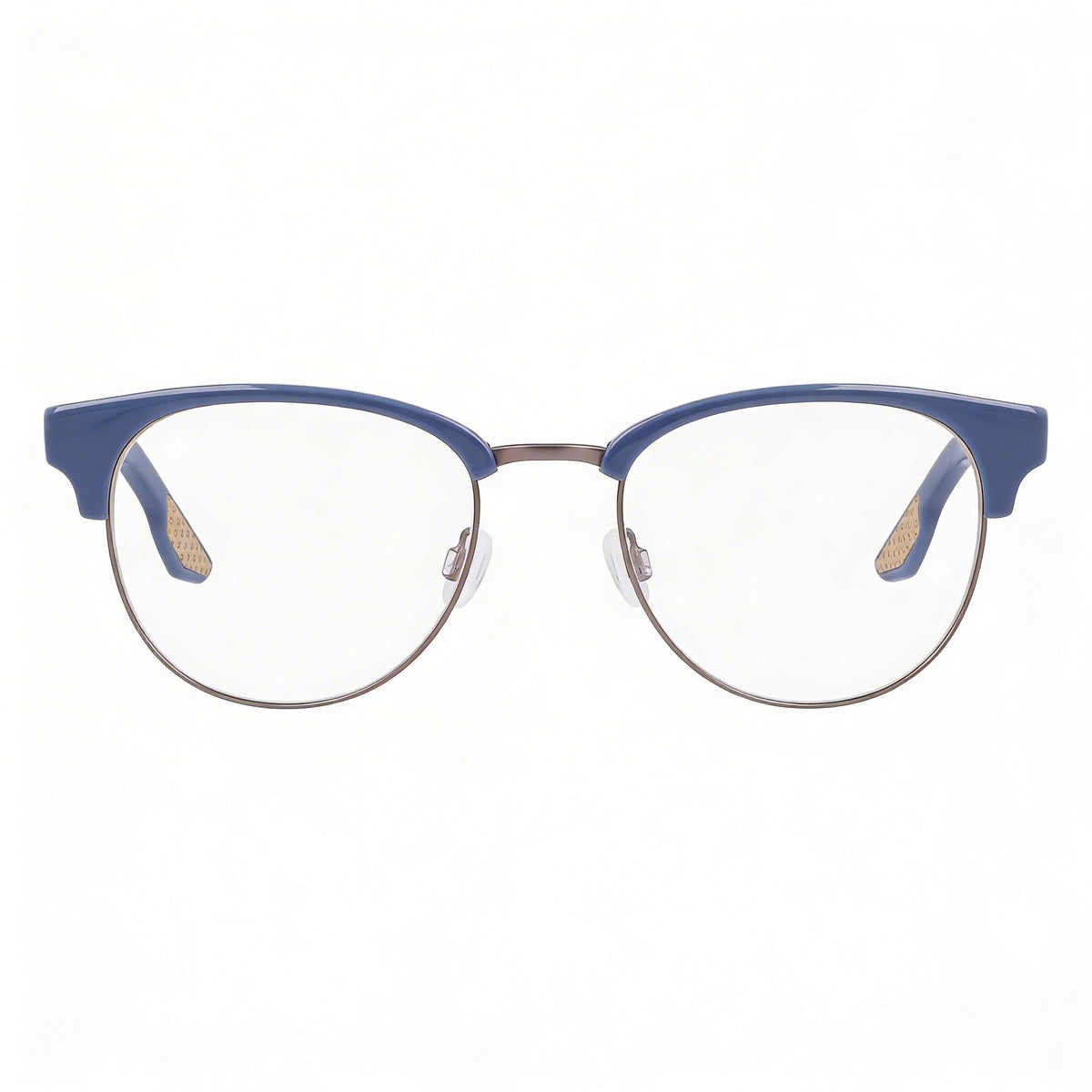 Nike 8402 Ashen Slate/Gunmetal Round Eyeglasses Unisex, 50mm, Photo 2