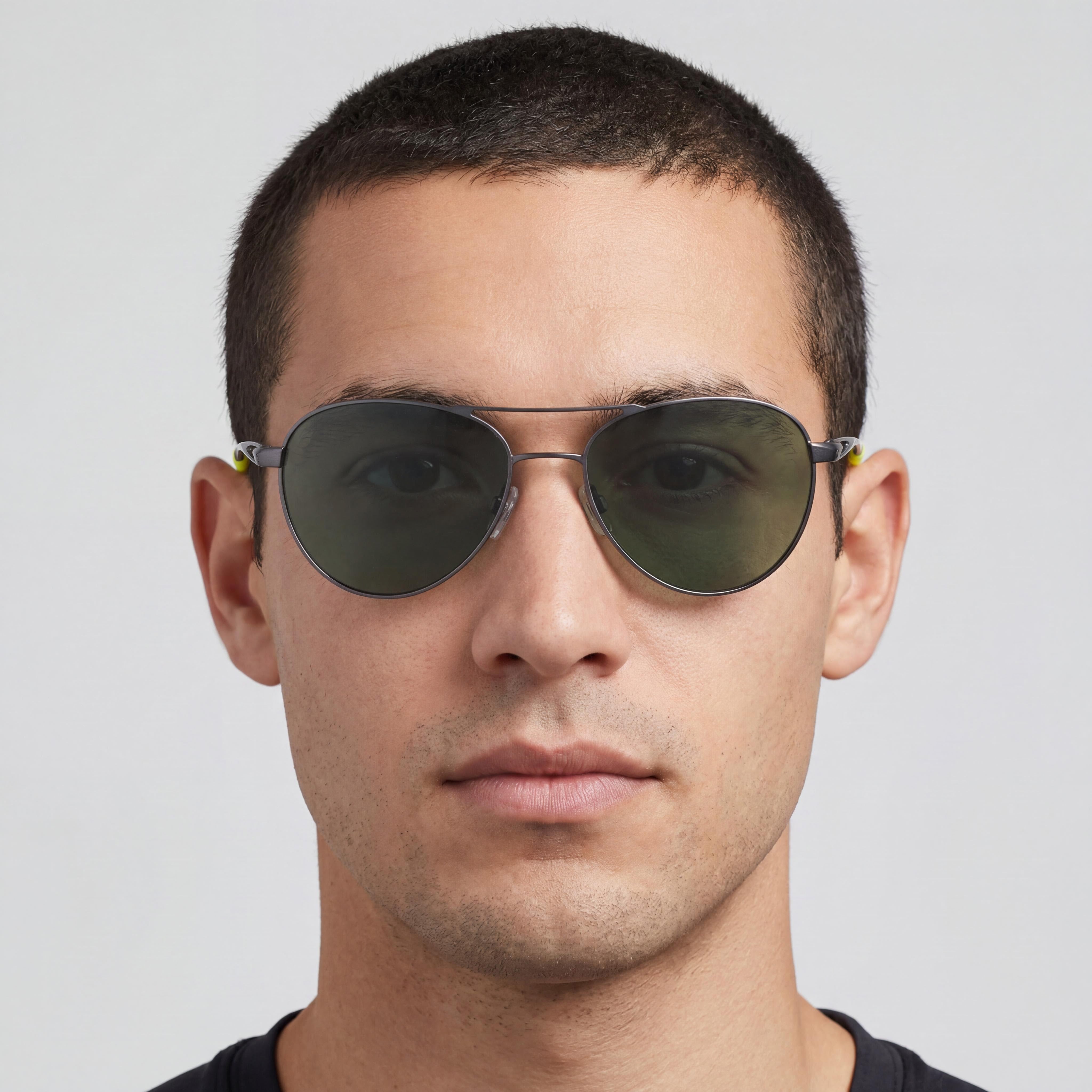 Gafas de sol polarizadas Nike Ace Driver I Ev24041 para hombre, color verde metalizado satinado, 59 mm, Photo 5
