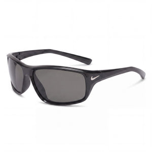 Nike Adrenaline Black Shield Sunglasses Unisex, Grey lens