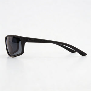 Nike Shield Sunglasses Unisex — side view, Non-Polarized Matte Black Anthracite lens