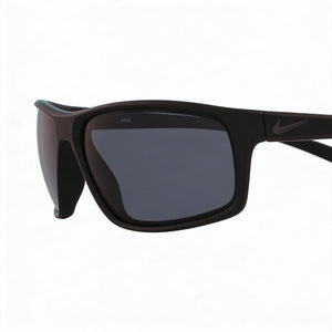 Nike Shield Sunglasses Unisex — side view, Non-Polarized Matte Black Anthracite lens