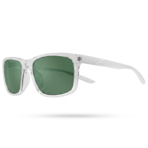 Nike Chaser Ascent Dj9918 Transparent Rectangle Sunglasses Unisex, Transparent Green lens