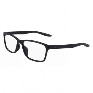 Nike Classic Black Rectangle Eyeglasses for Unisex, Acetate frame