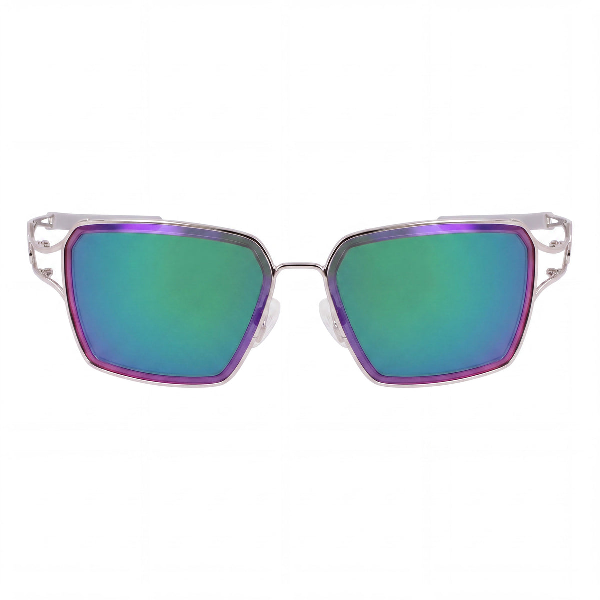 Nike Classic Silver Rectangle Sunglasses Unisex, 57mm, Photo 2