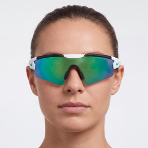 Nike CLOAK EV24005 Rectangle Sunglasses for Women — interior view, Non-Polarized lens detail
