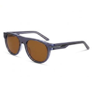 Nike Crescent Iii Ev24019 Smoke Amber Round Sunglasses Unisex, Smoke Amber lens