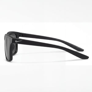 Nike CW4640 Rectangle Sunglasses Unisex — side view, Non-Polarized Grey Polarized lens