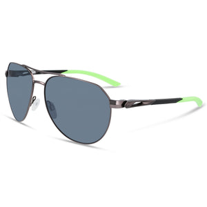 Nike DQ0799 Black Aviator Sunglasses Unisex, Gunmetal Grey lens