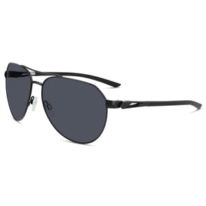 Nike DQ0799 Black Aviator Sunglasses Unisex, Black Grey lens