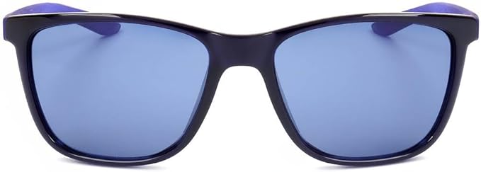 Nike DQ0802 556 Square Unisex Sunglasses — front view, Plastic frame