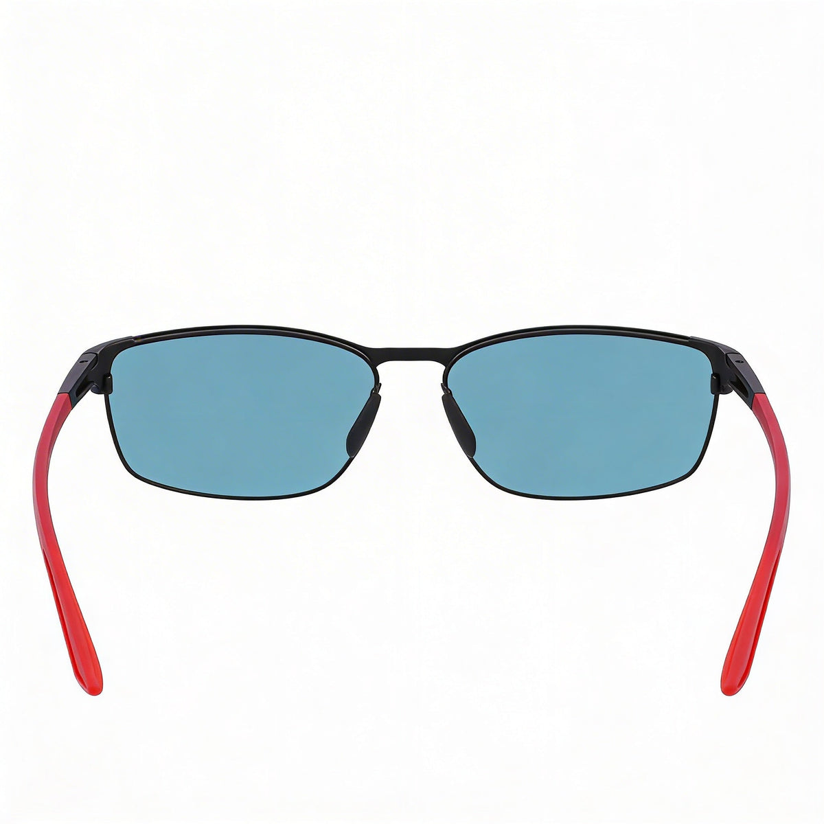 Nike DZ7366 Satin Black Red Mirror Rectangle Sunglasses Unisex, 58mm, Photo 2