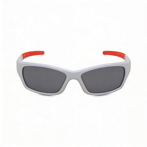 Nike Dz7378 Rectangle Sunglasses Unisex — front view, Alloy Steel frame