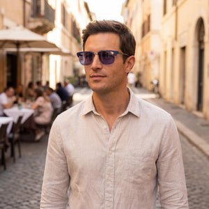 Nike Essence Groove IF1092X Blue Sunglasses Men — lifestyle wear, everyday sun coverage