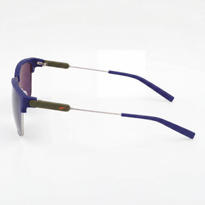 Nike Essence Groove IF1092X Rectangle Sunglasses Men — side view, Grey lens