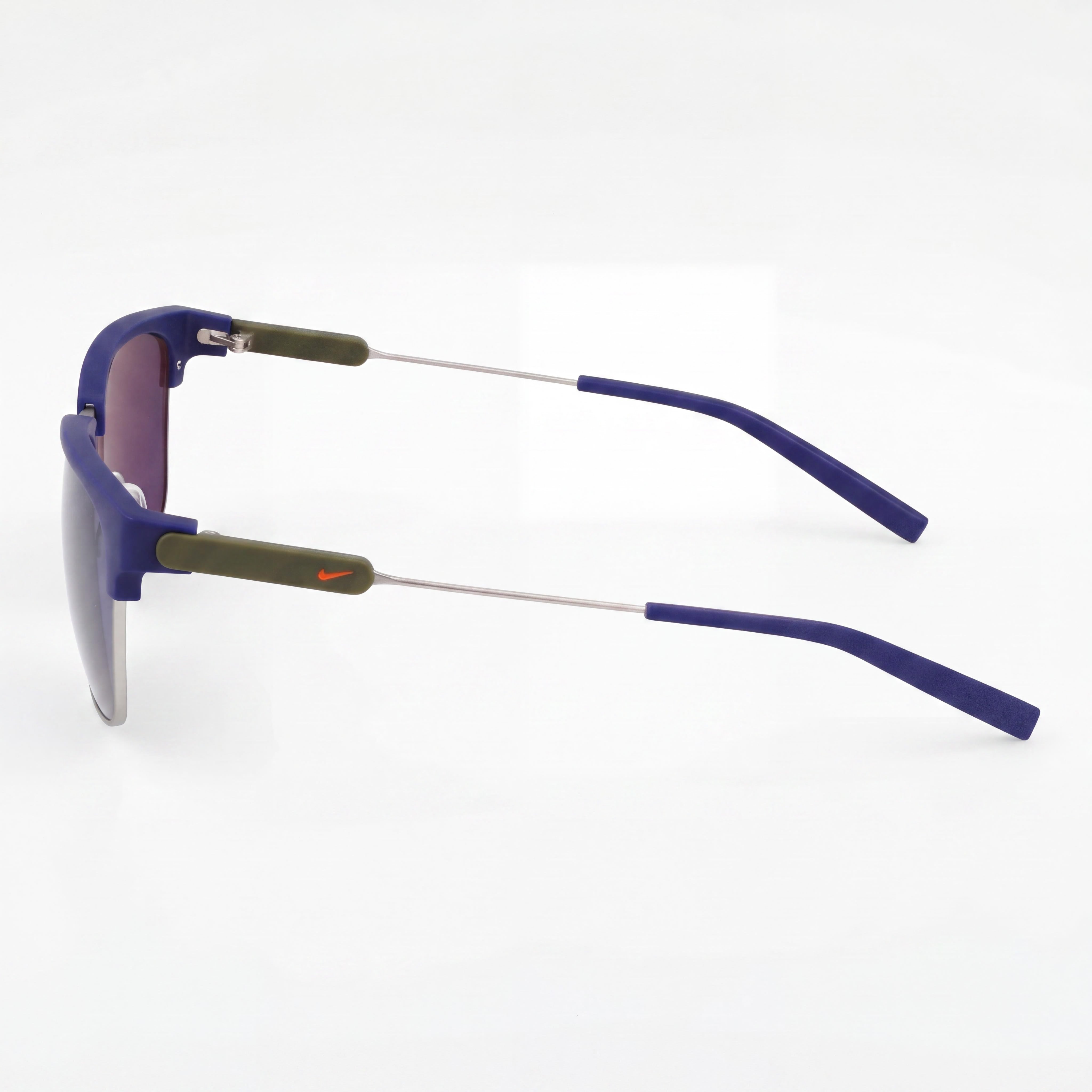 Gafas de sol Nike Essence Groove IF1092X de plástico no polarizadas para hombre, montura azul mate, lentes grises, 56-18-145, Photo 3