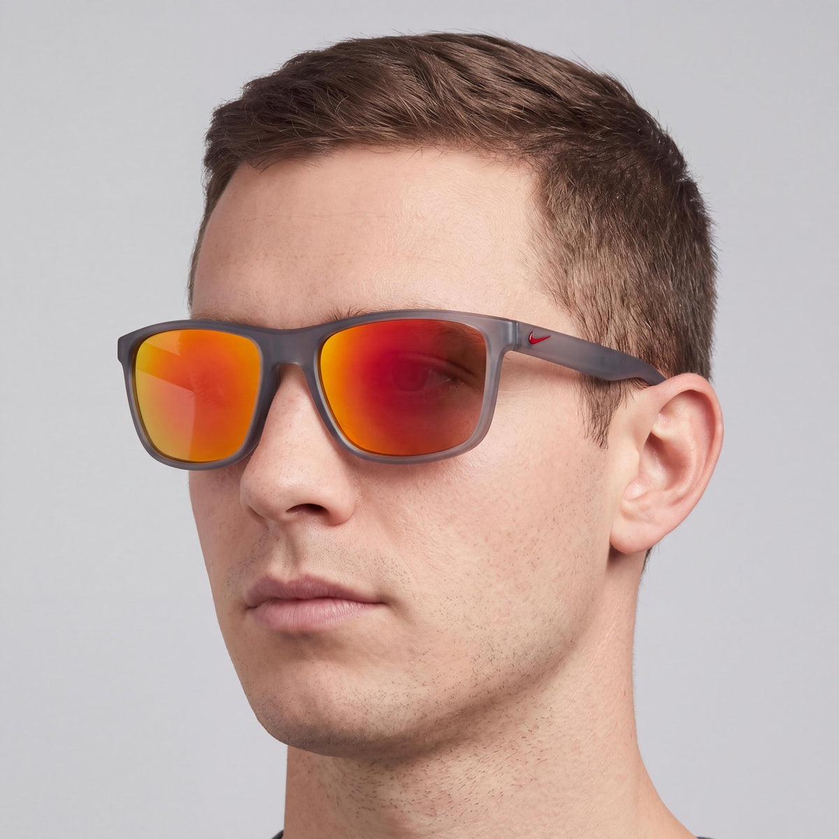 Gafas de sol rectangulares rojas Nike Essential Endeavor unisex, Photo 4