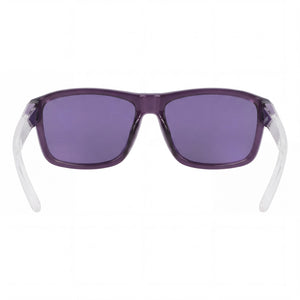 Nike Ev24044 Rectangle Sunglasses Unisex — side view, Non-Polarized Grey Violet Mirror lens