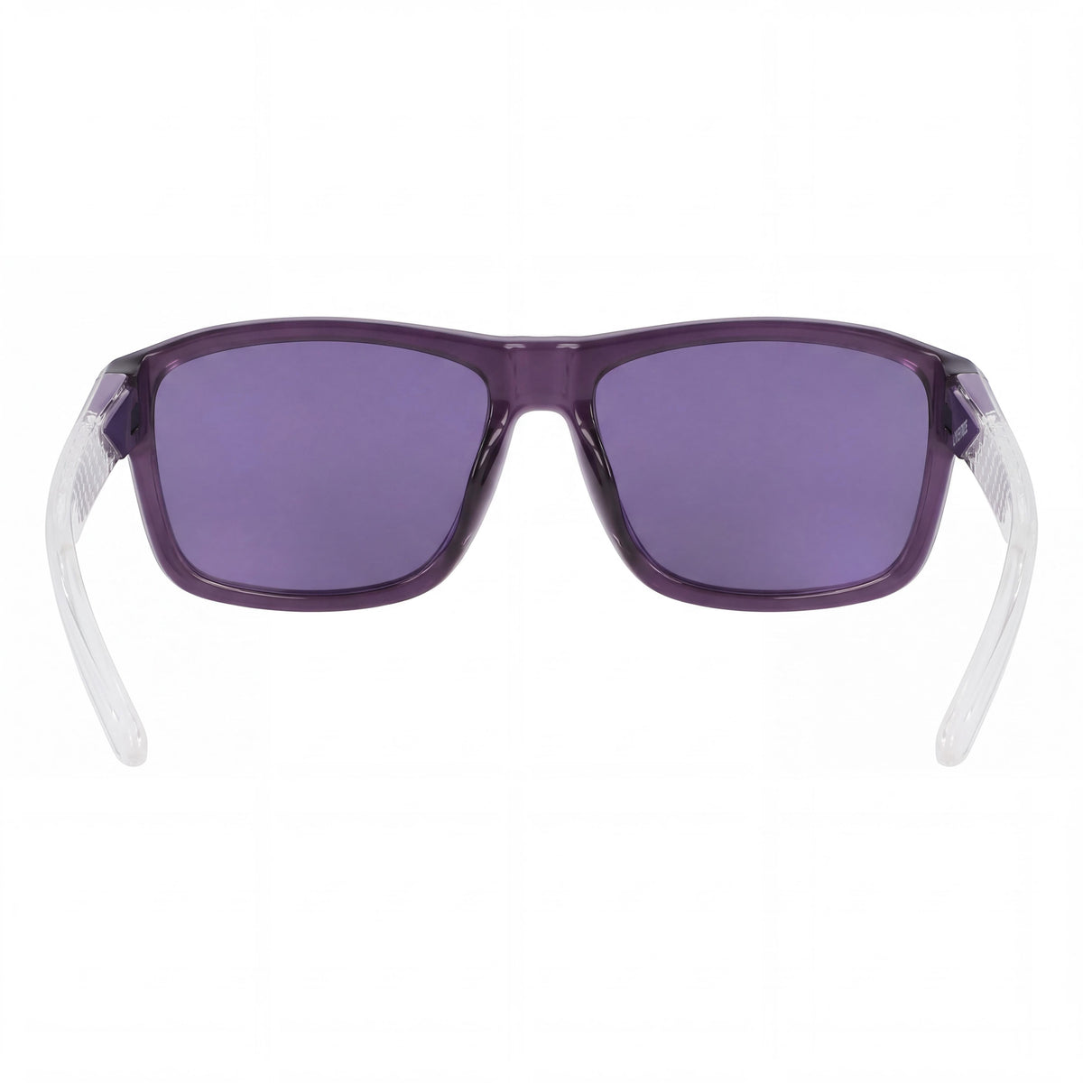 Nike Livefree Tempo Ev24044 Unisex, montura de acetato color morado oscuro con acabado espejo, lentes color gris violeta con espejo y protección UV, 56 mm, Photo 3