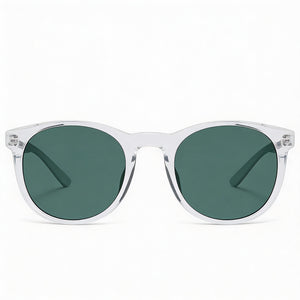 Nike Horizon Ascent DJ9920 Round Sunglasses Unisex — front view, Bio Injected frame