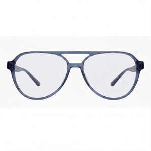 Nike IB3526X-421 Aviator Eyeglasses Unisex — front view, Sustainable frame