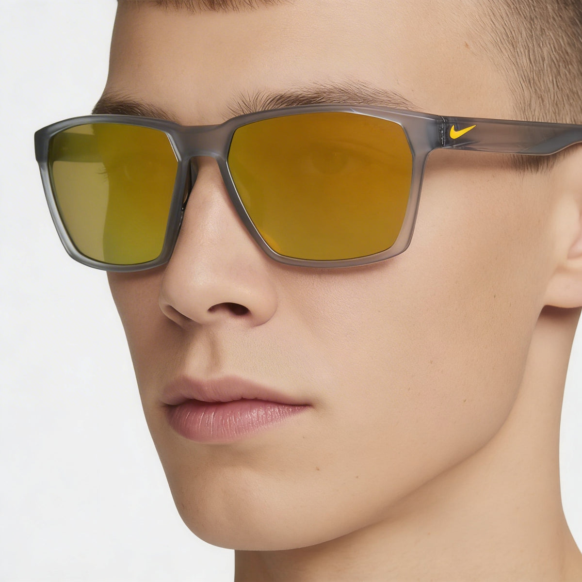 Gafas de sol rectangulares unisex Nike Maverick grises, 60 mm, Photo 3