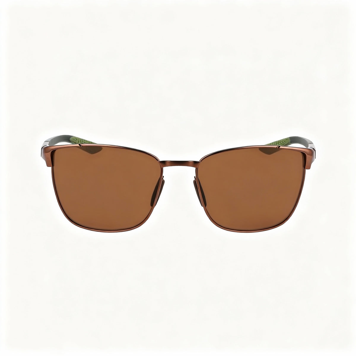 Nike Metal Fusion Fv2377 Brown Square Sunglasses Unisex, 55mm, Photo 2