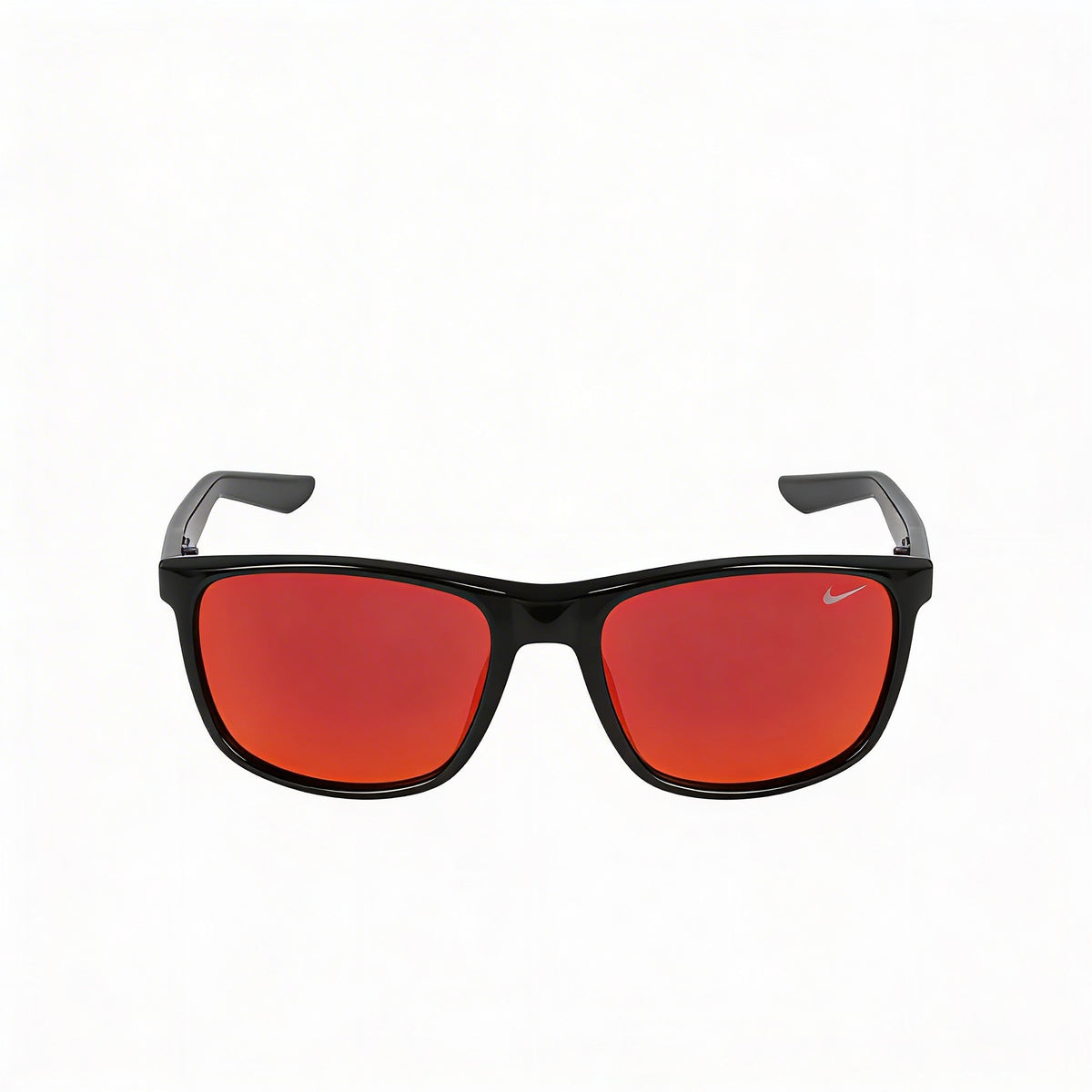 Nike Modern Black Rectangle Sunglasses for Men, Photo 2
