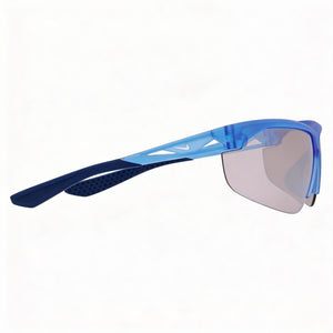 Nike Modern Shield Sunglasses Men — side view, Non-Polarized Matte Polar/Chrome Mirror lens