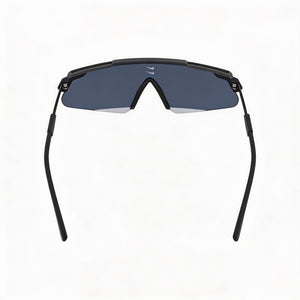 Nike Modern Shield Sunglasses Unisex — side view, Non-Polarized Dark Grey lens