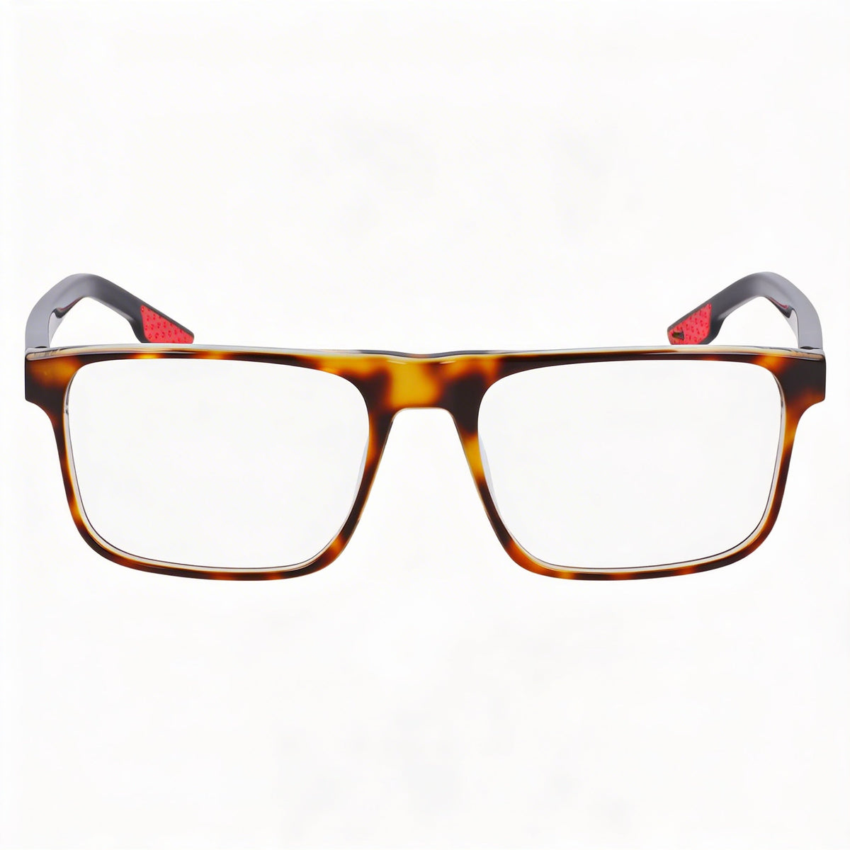 Nike Modern NK7161 Havana Rectangle Eyeglasses Unisex, Acetate 54mm, Photo 2