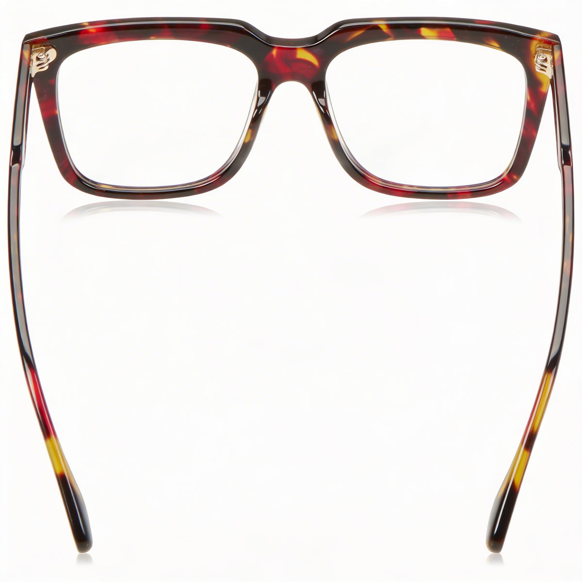 Gafas graduadas para hombre Nike Modern Havana Red Square, 52 mm, Photo 4