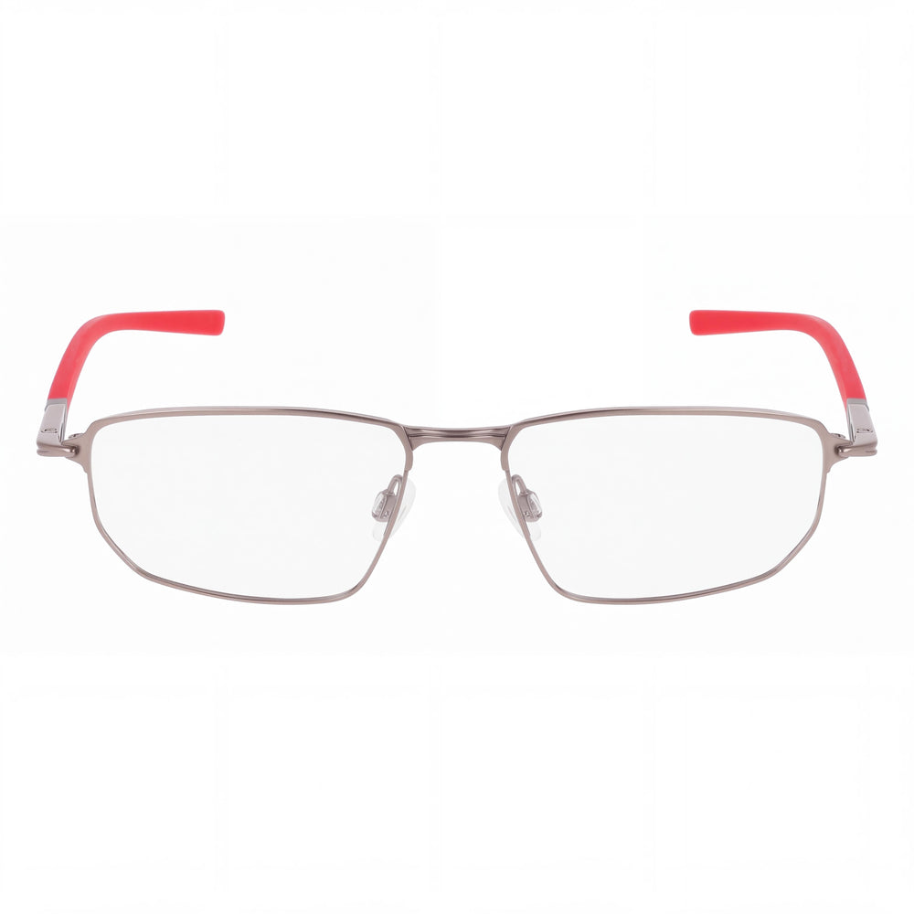 Nike 6067 Rectangle Eyeglasses for Men — front view, Metal