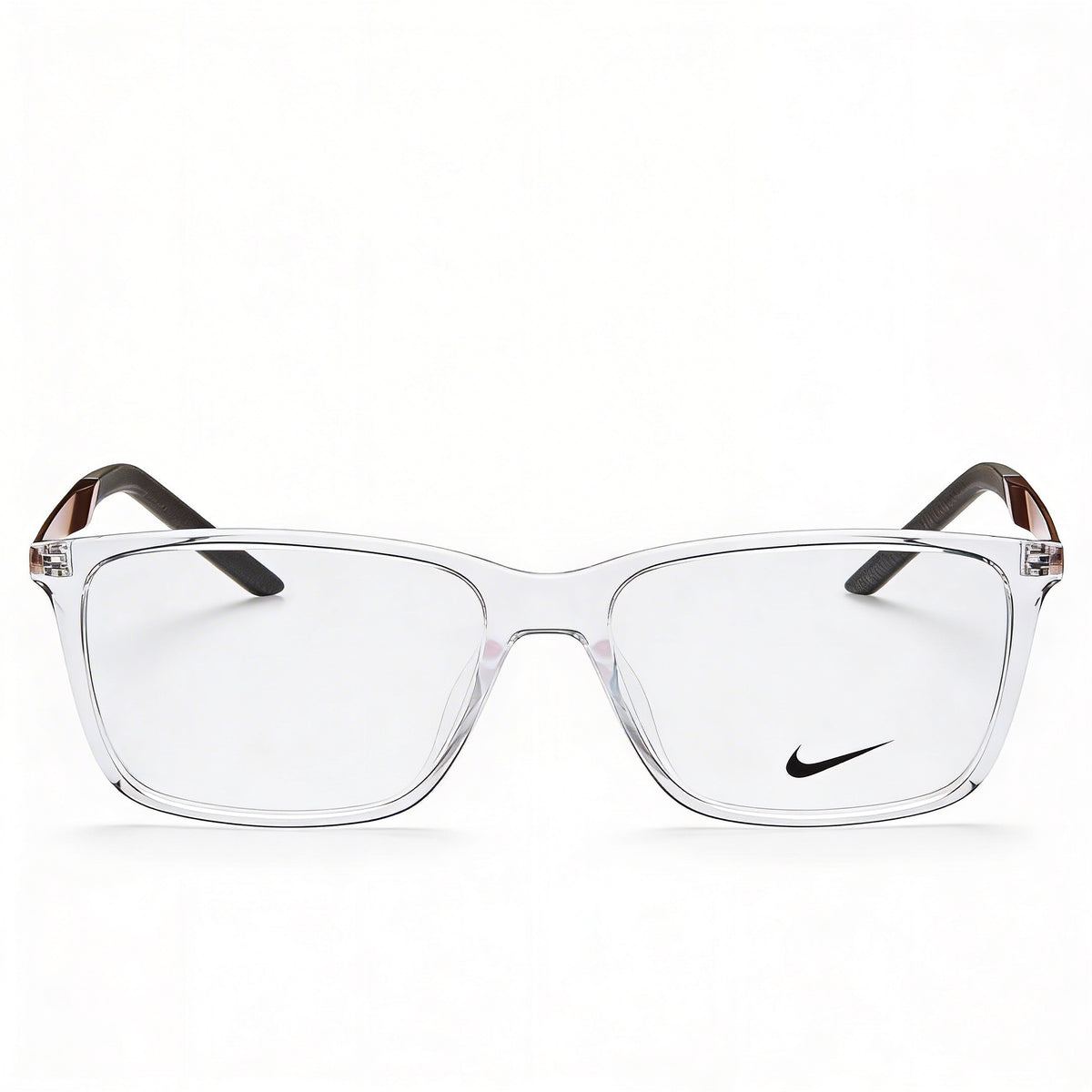 Nike NK7258 Clear Rectangle Eyeglasses Unisex, Acetate 54mm, Photo 2