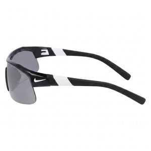 Nike Show X1 N Iu4881x Shield Sunglasses Unisex — side view, Non-Polarized Grey with Silver Flash lens
