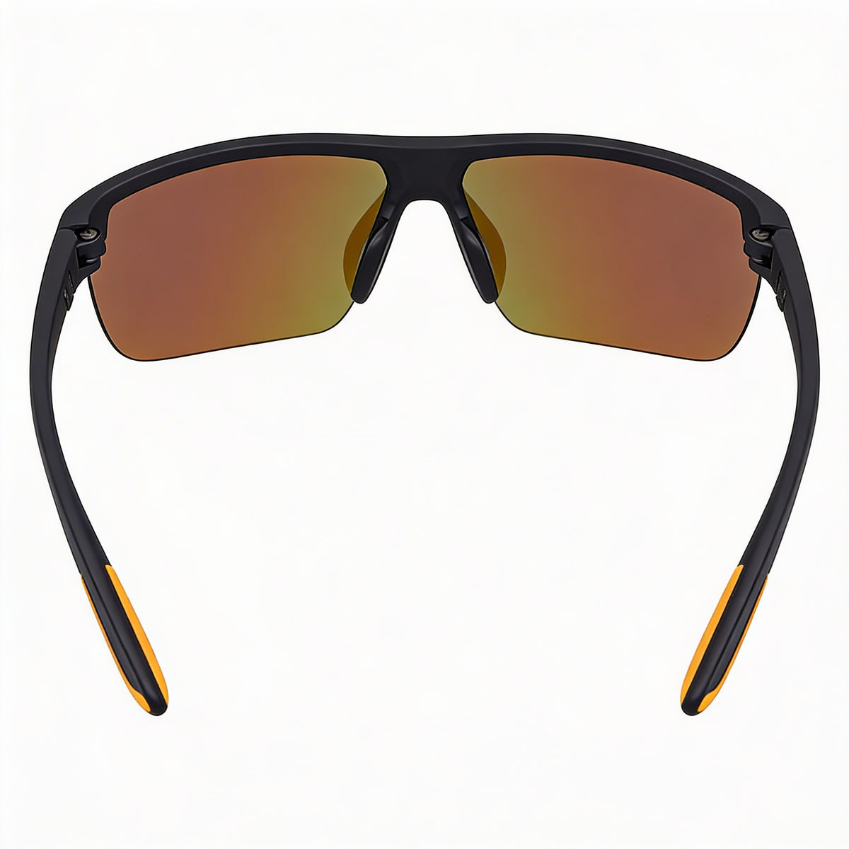 Gafas de sol unisex Nike Tempest Black / Total Orange Shield, 60 mm, Photo 4