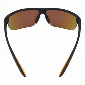Nike Tempest Shield Sunglasses Unisex — side view, Non-Polarized Brown Orange Mirror lens
