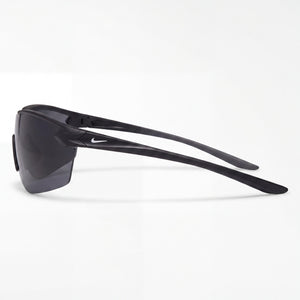 Nike VICTORY ELITE DV2131 Shield Sunglasses Women — side view, Non-Polarized Dark Grey lens