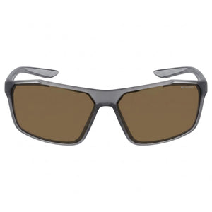 Nike Windstorm M Cw4672 Rectangle Sunglasses for Men — front view, Titanium frame